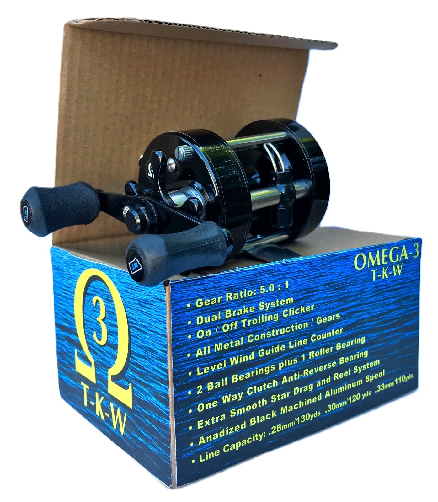 Kokanee Salmon Trolling Reel: "OMEGA-3" TK1