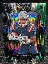 2025 Panini Select - Premier Level Kyle Williams #178 Black & Green Shock Prizm