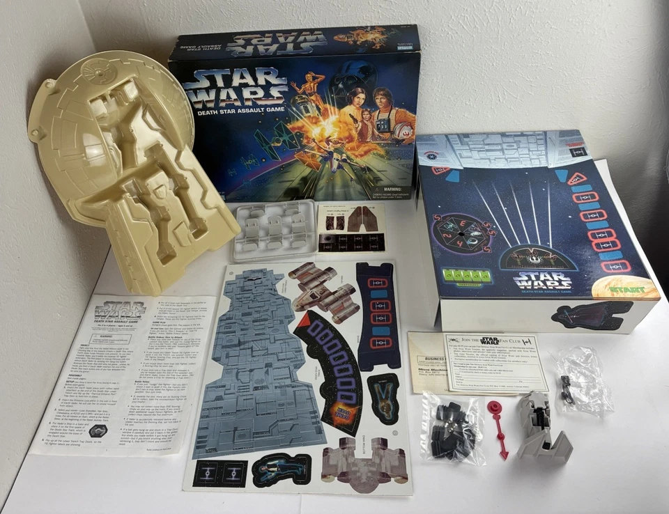 Star Wars Death Star Assault Game Parker Brothers 1995 Complete - Image 2 of 4