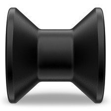 niffgaff Protective Boat Trailer Bow Stop Roller 3 In. x 1/2 In., Black