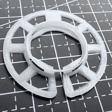2 PIECES 35.5mm Height 2.8mm Watch Case Mount Spacer Fixing Ring for Miyota 2035