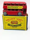 MATCHBOX LESNEY Moko 5b London Routemaster Bus 1957 original vintage diecast toy