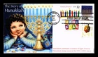 HANUKKAH HOLIDAY CELEBRATIONS FIRST DAY ISSUE COMBO GG CACHET US COVER