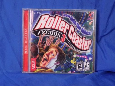 ATARI ROLLER COASTER TYCOON 3 PC Game Vintage 2004