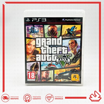 GTA V GRAND THEFT AUTO 5 FIVE ITALIAN SONY PLAYSTATION 3 PS3 SAN ANDREAS VICE