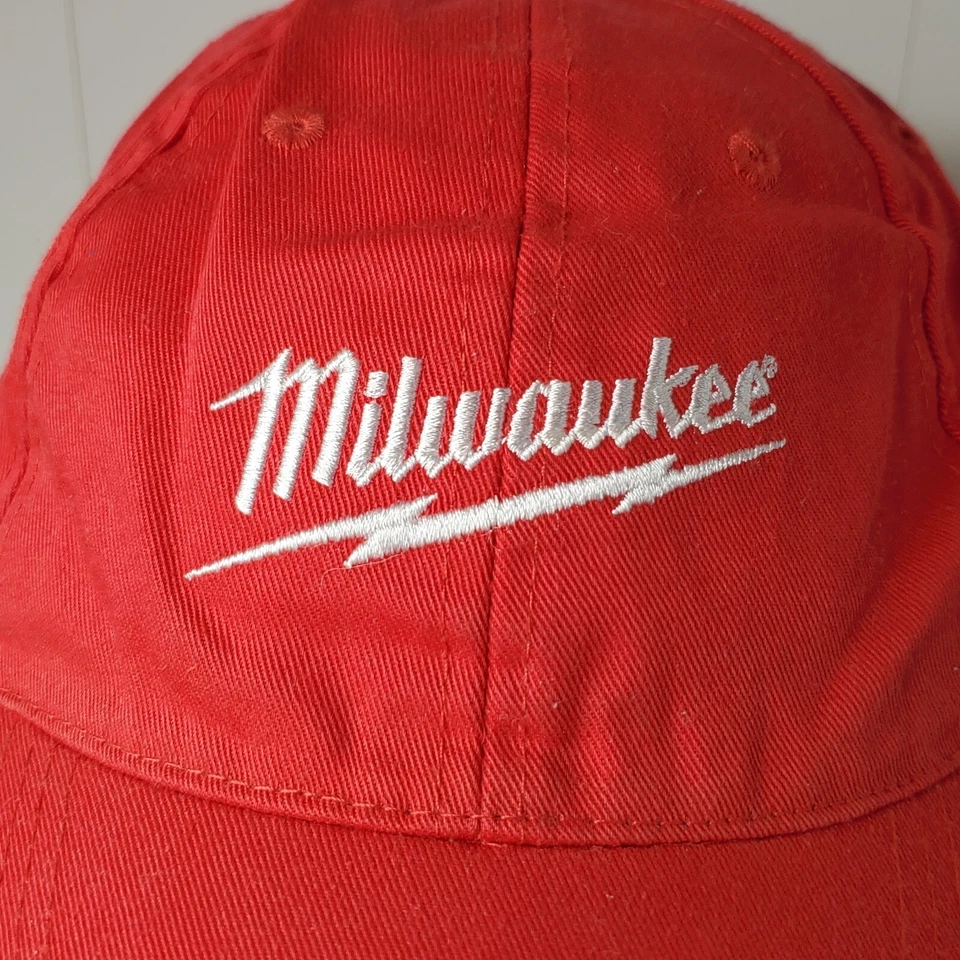 Gorra de béisbol ajustable con logotipo bordado Milwaukee Power Tools construcción Foto 3 de 4
