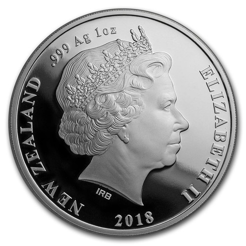 New Zealand- 2018- 1 OZ Silver Proof Coin- Kiwi Coins Series!!! - Picture 10 of 10