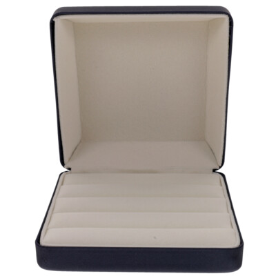 Vintage Jewelry Ring Organizer Box for Multiple Rings & Earrings