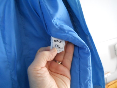 VINTAGE RACING APRILIA ESZ LIGHT BLUE SOFT SHELL LINED JACKET SIZE XXL - Picture 3 of 12
