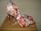 100% AUTHENTIC NEW WOMEN LOUBOUTIN HOT CHICK 100 MIX PRINT PATENT PUMP/HEEL US 8 — photo 4