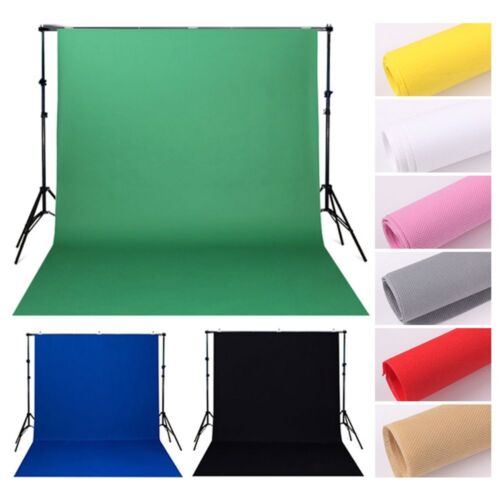 Green White Black Smooth Screen Backdrop Cloth Photography Background Chromakey - Picture 1 of 11