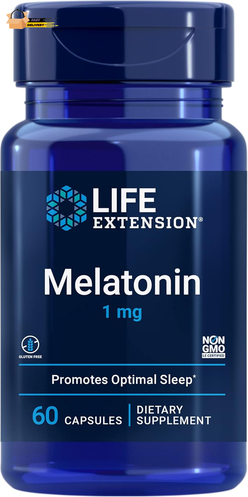 Melatonin 1 Mg, 60 Capsules
