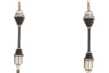 Front PAIR TrakMotive CV Axle Shaft for 2004-2009 Mitsubishi Galant (35832)