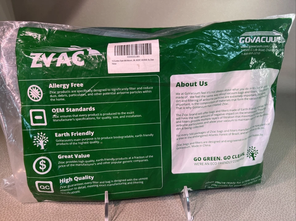 ZVAC. Eureka MM Vacuum Bags. 15 Count. New In Package. - Image 2 of 4
