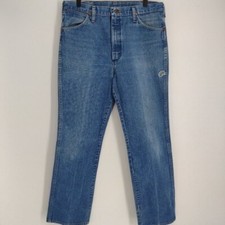 Vintage 70s / 80s Wrangler Slim Fit 936 DEN Made in USA Blue Jeans