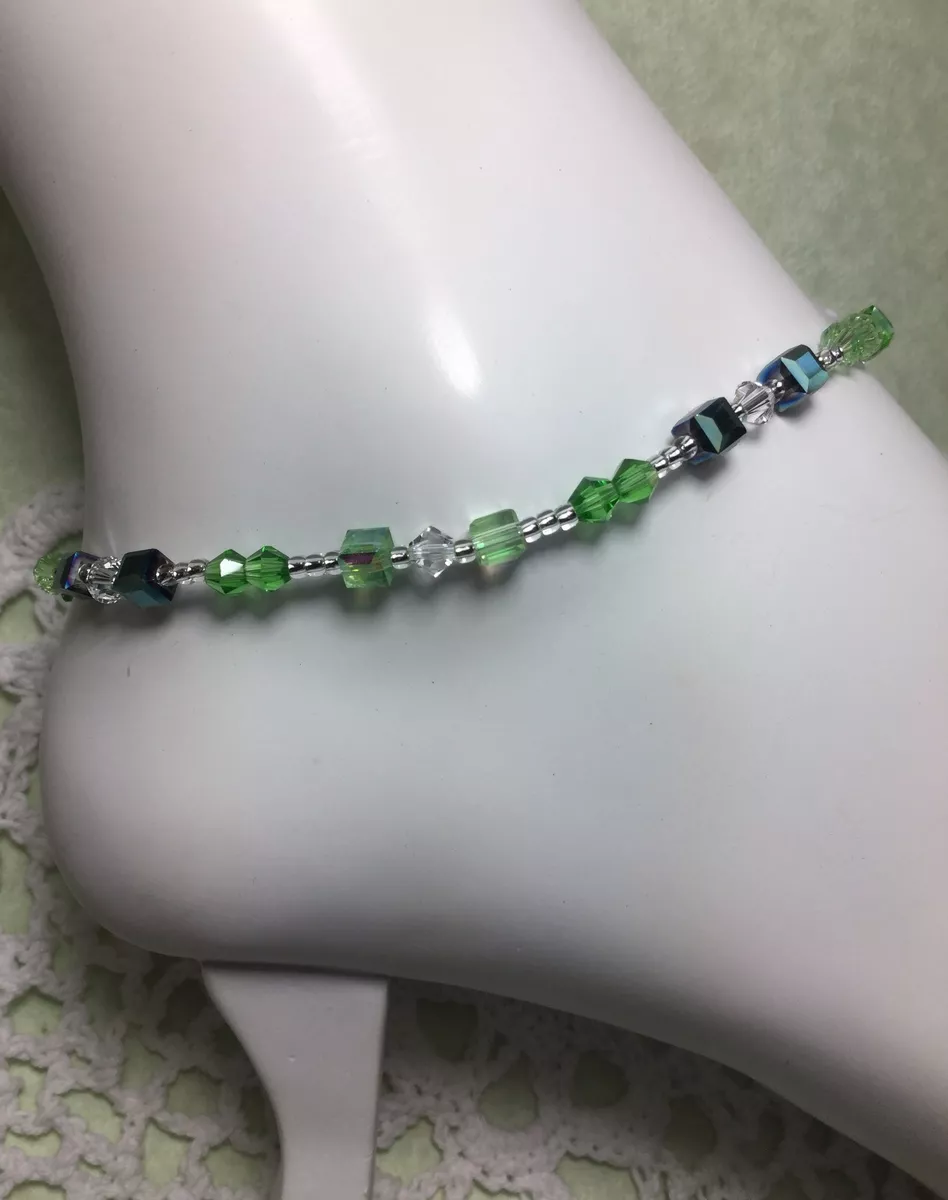Green anklet sale