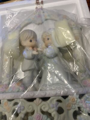 Precious Moments I Give You My Love Forever True Music Box Bride & Groom 876143