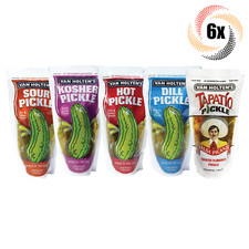 6x Pouches Van Holtens Jumbo Variety Dill Pic...