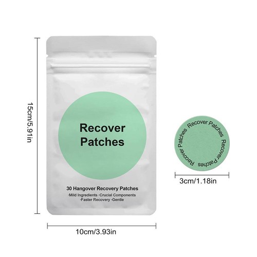 Natural Hangover Aid Care Patch 30pcs - After Party Recovery Sobering Patches - Picture 18 of 23