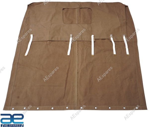 Canvas Soft Top Tan Farbe Passt FüR Willys Jeeps Ford MB GPW S2U-image