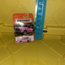 2022 Matchbox METAL 78/100 1964 AUSTIN MINI COOPER ~ BOX SHIP FREE PINK MBX CITY
