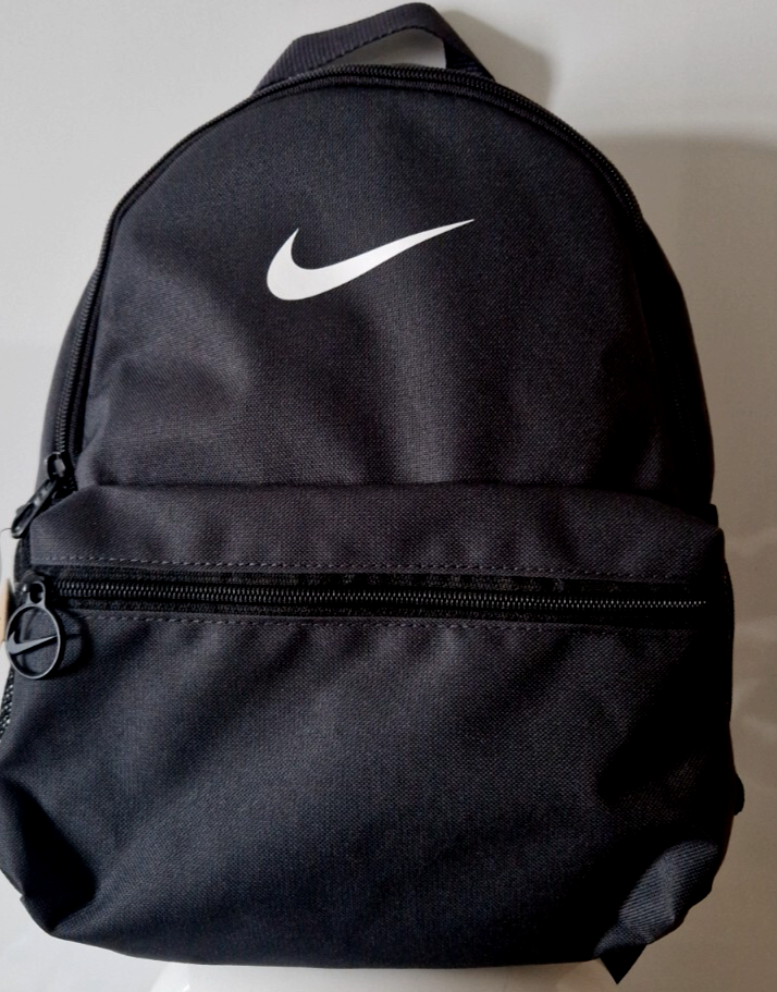 nike black boxy mini backpack size