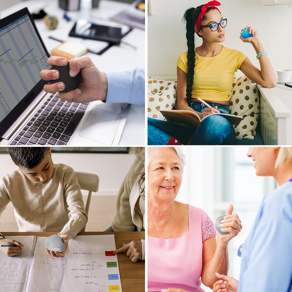 3pcs Hand Trainer Balls Finger Trainer Ball for Stress Strength G6U6 eBay