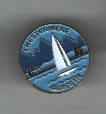 Chestermere Alberta Metal Pin Pinback-Very Good-FREE SHIPPING