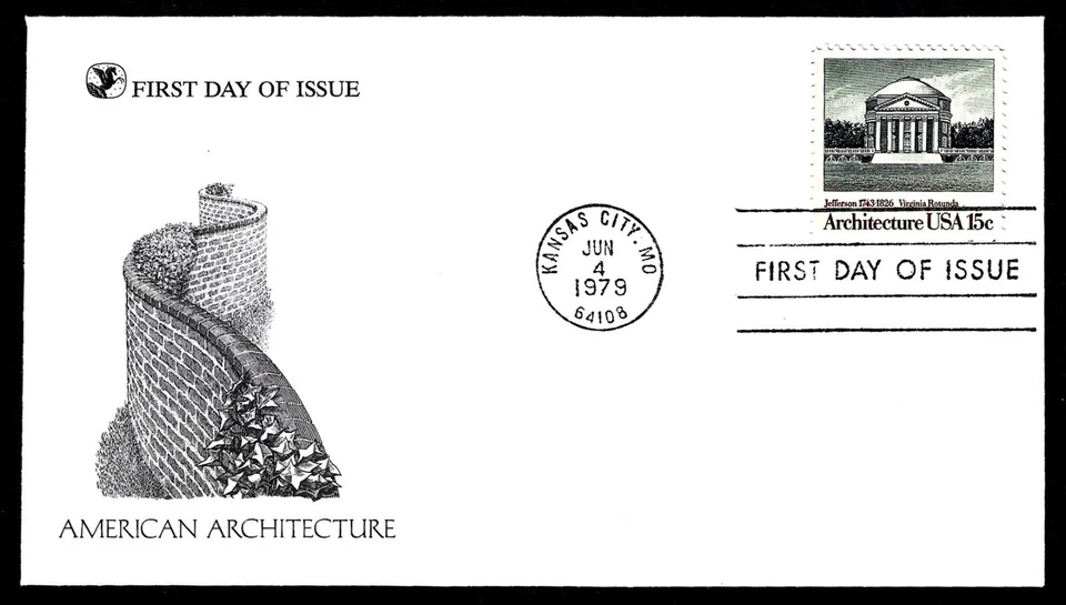USA, SCOTT # 1779-1782, SET OF 4 READERS DIGEST FDC COVERS AMERICAN ARCHITECTURE - Image 2 of 4