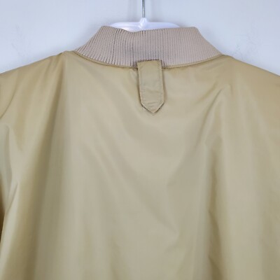 JACKET COLUMBIA KHAKI CONVERT ZIPPER SZ MENS LARGE VINTAGE 90s