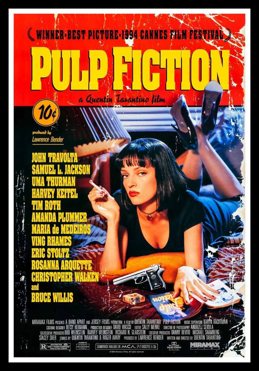 Pulp Fiction affiches et impressions par Magnificent art - Printler