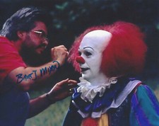 BART MIXON SPECIAL EFFECTS MAKE-UP ARTIST SIGNED 'IT' PENNYWISE 8X10 PHOTO B COA