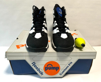 Reebok Shaq Attaq IV 4 Classic Men's Size 10.5 Black White Sneaker