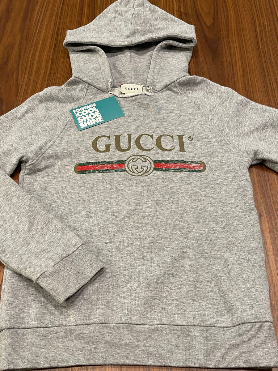 2019 CHILDREN'S GUCCI HOODED SWEATSHIRT W/ GUCCI LOGO 2019 CHILDREN'S GUCCI HOODED SWEATSHIRT W/ GUCCI LOGO