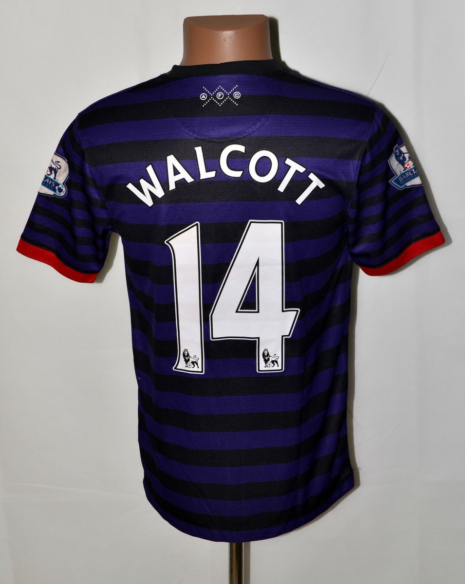 ARSENAL LONDON 2012/2013 AWAY FOOTBALL SHIRT NIKE WALCOTT