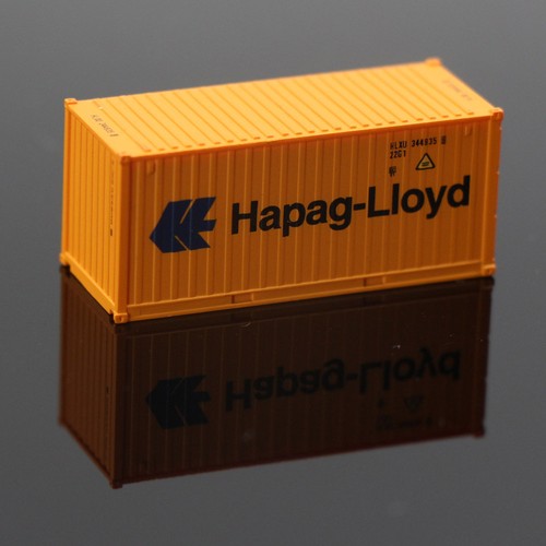Model Trains N Gauge 1:150 20ft Shipping Container 20' Cargo Box with Magnets - Picture 14 of 31