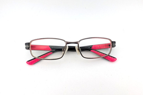 Nike Eyeglasses, Frames Only, NIKE 5572 070, 46-15-125, Kids, Silver, Metal
