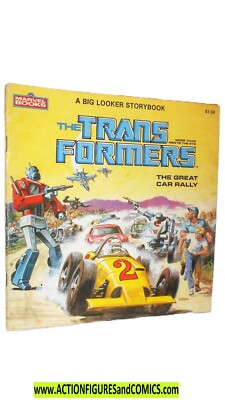 Transformers 1984 The GREAT CAR RALLY Marvel big looker books