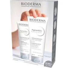 Bioderma Duo Pigmentbio Foaming & Sensitive Areas Exfoliating Dark Spot 2pcs NEW
