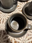 12 Vintage Denby England Langley Mayflower Brown Coffee/Tea Cups & Saucers Mint — photo 5