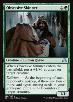 Obsessive Skinner Shadows Over Innistrad Lightly Played, English