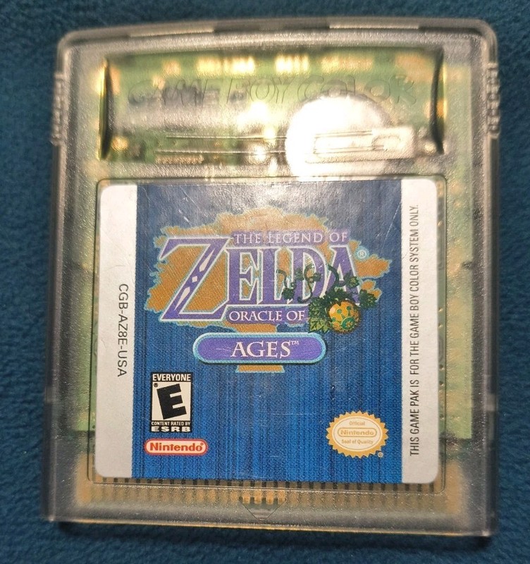 Legend of Zelda: Oracle of Ages (Nintendo Game Boy Color, 2001) Authentic