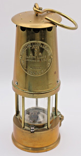 Eccles Protector Lamp Type 6 M&Q Brass Miners Safety Lamp Approved B/28
