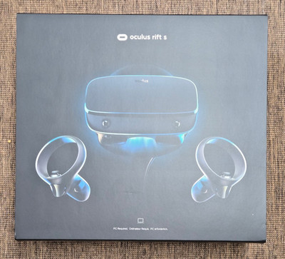 Oculus Rift S Set Silikoncontrollergriffe, OVP VR Brille Meta Clip-In Sehrstärke