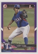 2018 Bowman Draft Purple 197/250 Leury Tejada #BD-174 f0v