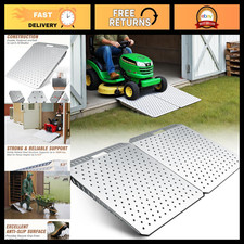 Heavy-Duty 29x48 Inch Loading Ramp Kit for Shed, Garage, 2 Pack - Durable  Reli