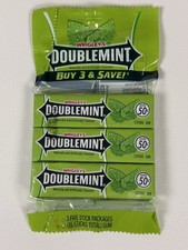 WRIGLEY'S Doublemint Chewing Gum Bulk Pack, 5 Stick Count Pack of 3 , 15 Sticks