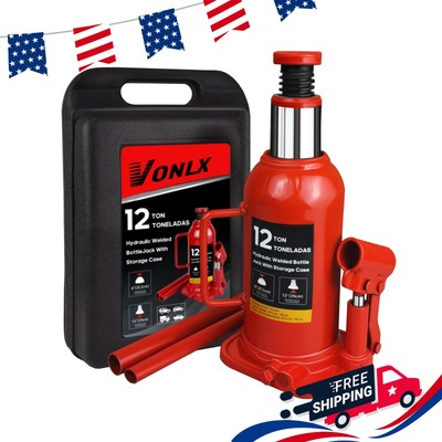 #ad #ad Torin Hydraulic Bottle Jack with Carrying Case 12 Ton 26455 lb Capacity $45.99