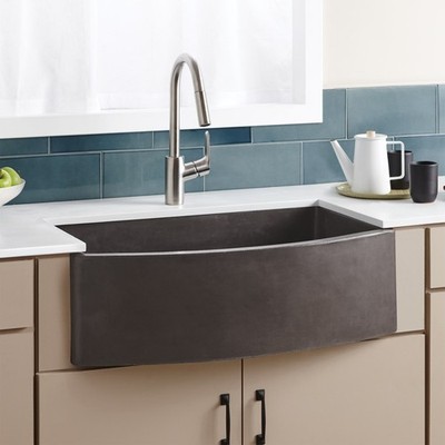 Native Trails NSKQ3320-S Farmhouse Quartet Kitchen Sink Slate