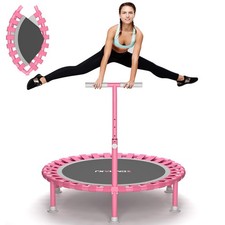 ZCMHAXJ Foldable Mini Trampoline, 40" Rebounder Trampoline for Adults  Kids,...
